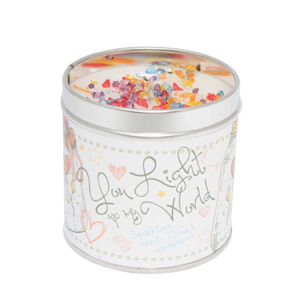 Best Kept Secrets You Light Up My World Tin Candle £8.99